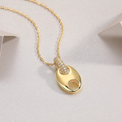 ETERNAL SPARKLE - Moissanite Necklace Sterling Silver & Gold